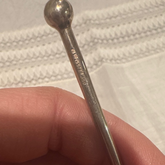 1920s Wallace Sterling Silver Julep Iced Tea Sipping Spoons Set Of 10 - Picture 10 of 10